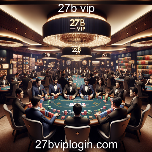 A Fascinante Mundo dos Jogos de Poker no 27b vip